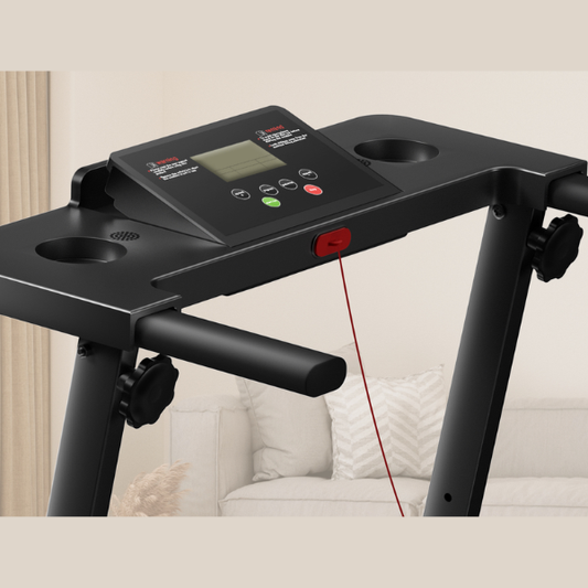 Tapis roulant Runstyle pliable électrique portatif avec affichage à LED - Axeofit