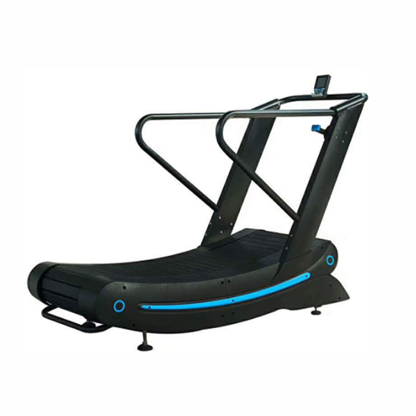 Tapis roulant Bluebow en acier + surveillance de la fréquence cardiaque sans moteur - Axeofit