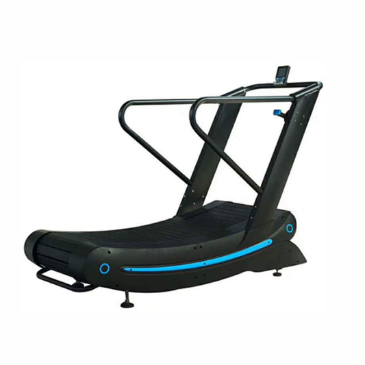 Tapis roulant Bluebow en acier + surveillance de la fréquence cardiaque sans moteur - Axeofit