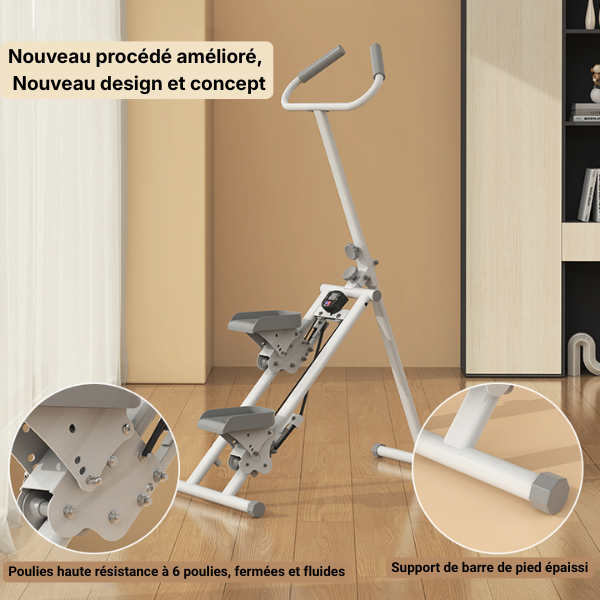 Machine monte escalier pliable portable Stepper - Axeofit