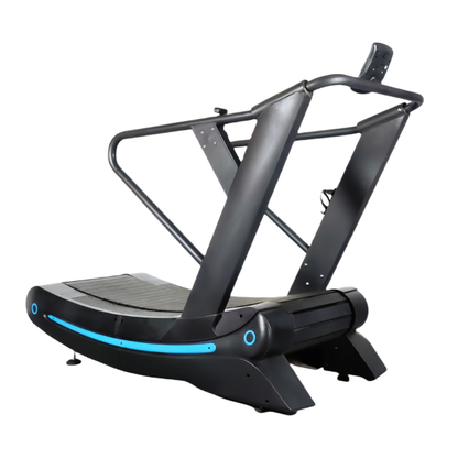 Tapis roulant Bluebow en acier + surveillance de la fréquence cardiaque sans moteur - Axeofit