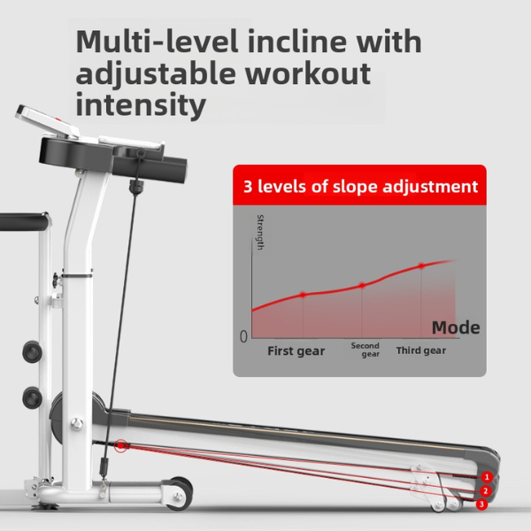 Tapis de course Basics pliable ésistant fonctionnelle - Axeofit