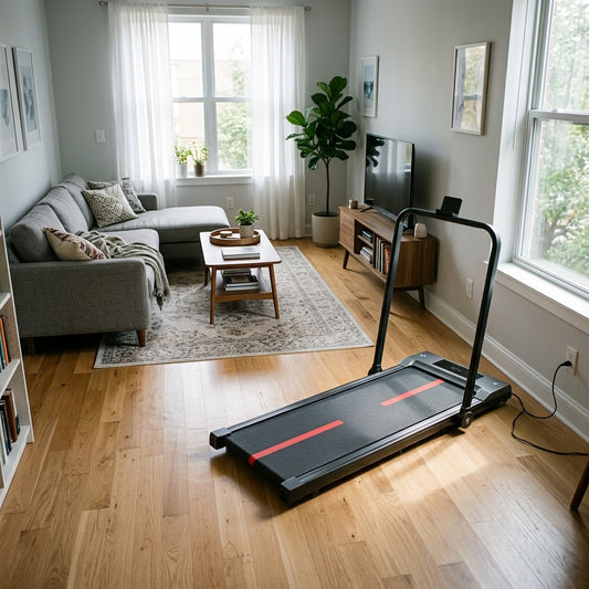 Tapis de course électrique pliable Roader — Léger 19 kg pour appartement, charge max 120 kg